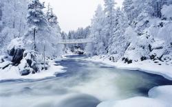 Awesome Bridge And Ice Winter Wallpaper High Definition Wallpaper ...