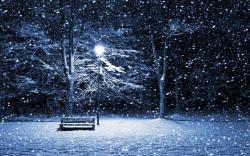 Winter Night High Resolution Backgrounds
