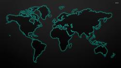 ... Glowing world map wallpaper 1920x1080 ...