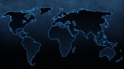 Blue continents maps world map wallpaper