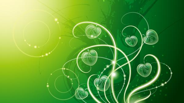 Abstract wallpapers green