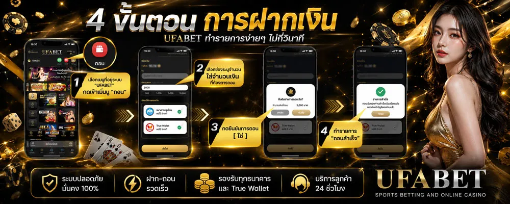 วิธีฝากเงิน UFABET