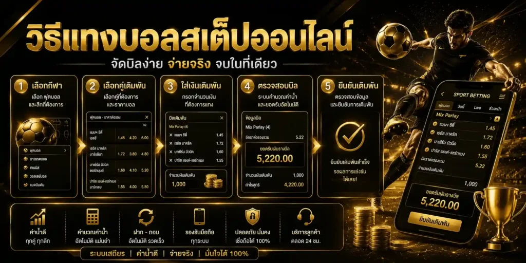 แทงบอลสเต็ป