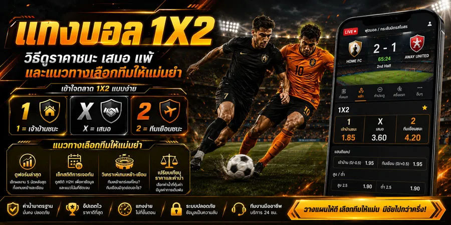 แทงบอล 1X2